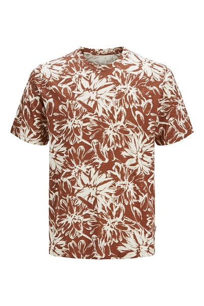 Jack & Jones T-shirt All Over Print Rundhalsausschnitt T-shirt