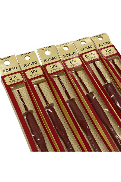 Sultan Rosso Red Tığ Seti (2,2-2,5-3,0-3,5-3,75-4,0 MM) Sltros