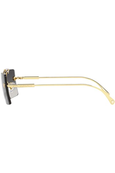 Versace Woman Rectangle Sunglasses- Ve 2245 - Lense Size:60mm - Gold