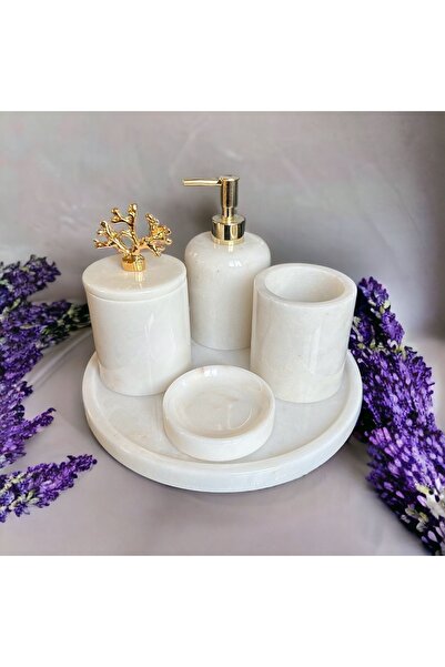 MOMENTO Set de baie din marmură 5 piese Momento Design