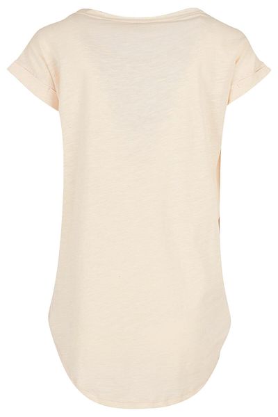 F4NT4STIC Damen Acdc Back In Black With Ladies Long Slub Tee