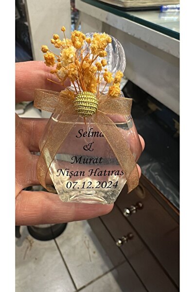 Tasarım nikah / nişan /söz  hediyelik kolonya şişesi