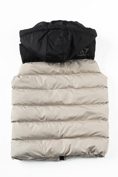 Pina Kids Removable Hooded Waterproof Boys Puffer Vest Two Colors