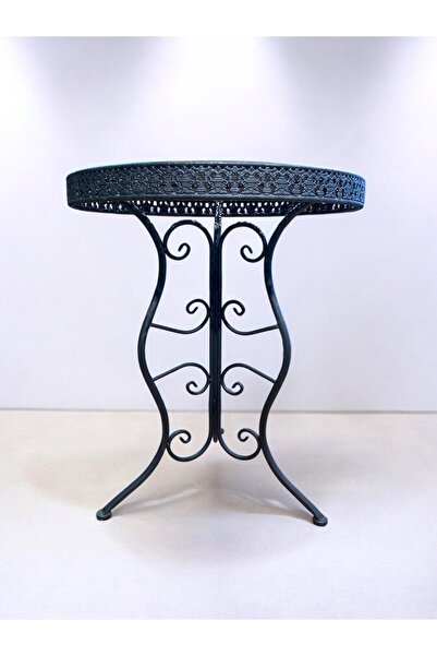 AR PLASTİK Ferforje Metal Masa, Metal Masa, Bahçe Masası, Balko Masası