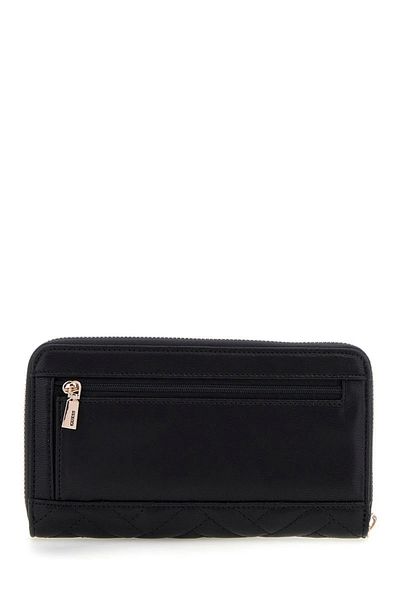 Guess Annıng Slg Large Zip Around Women's Black Wallet Swqg9508146-Bla