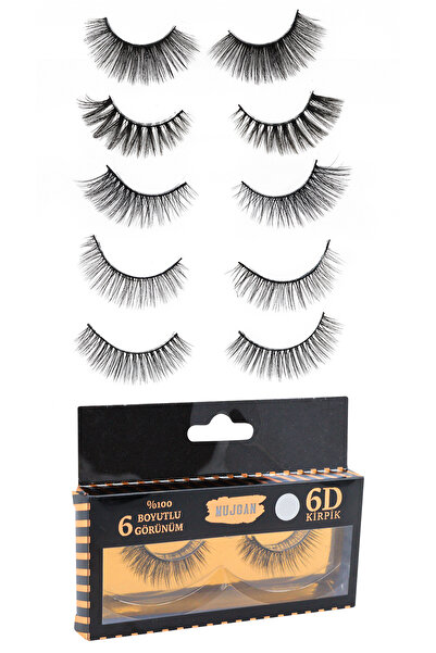 MUJGAN 6d Takma Kirpik 5'li Set-a