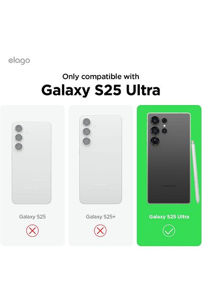 Elago Magnetic Liquid Silicone Samsung Galaxy S25 ULTRA case compatible with MagSafe - Medium Grey