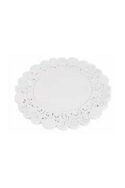 sweenhome 100 Pieces Lace Patterned Paper Cake Base 18 cm