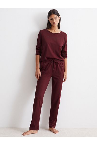 Marc O'Polo Pyjamahose Mix & Match Cotton Schlaf-hose Pyjama Schlafmode