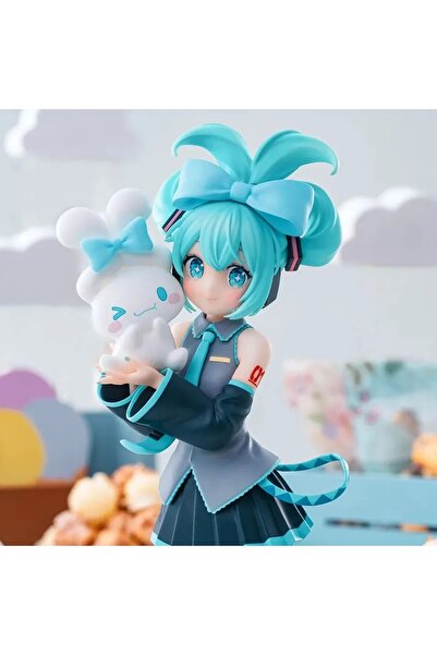 Shem Hatsune Miku x Cinnamoroll Luminasta Vocaloid Figure Virtual Standlı Figür 21 CM Anime Manga