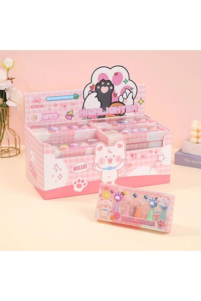 joyland Set of 6 Highlighter Pens - Paw Pattern