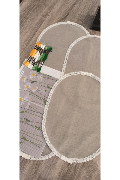 MODATU Yatak odası kiti / Güpürlü oval kesim