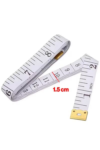 Badem10 1.5 Meter Color Options Soft Strip Tailor Pvc Dietitian Waist Measuring Tape - 1 Piece