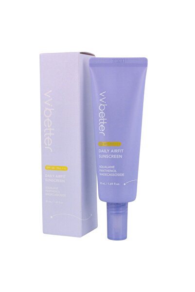 VVBETTER Crema solara DAILY AIRFIT SPF50+ PA++++, 50 ml - Crema solara usoara