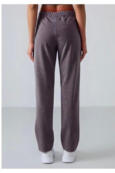 UYN SPORT Ανθρακί Χρώμα ίσιο πόδι με ψηλόμεσο - Άνετο και άνετο παντελόνι