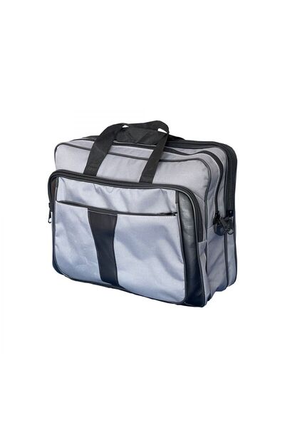 HOMS Geanta pentru laptop si documente gri Homs 41x15x30 cm
