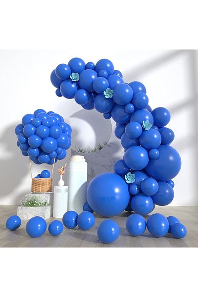 Yerli New Fashion 100Pcs Party Latex Balloon Blue Balloons For Birthday Christmas Party Decorations