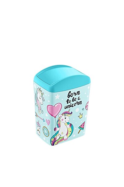 Smartware غطاء دوار لسلة المهملات مصور ناعم 10 لتر