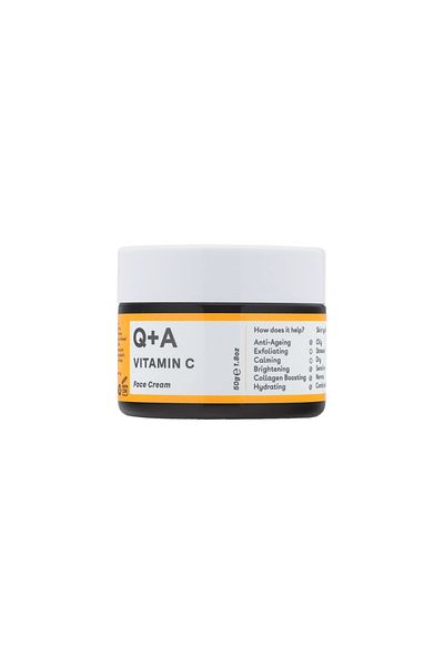 Q+A Κρέμα προσώπου με βιταμίνη C, 50 g - Κρέμα προσώπου με βιταμίνη C