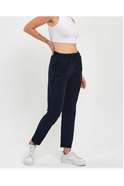 UYN SPORT Άνετο και άνετο παντελόνι με ψηλόμεσο και ίσιο πόδι