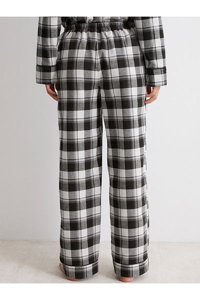 Marc O'Polo Pyjamahose Cozy Flanell Schlaf-hose Pyjama Schlafmode