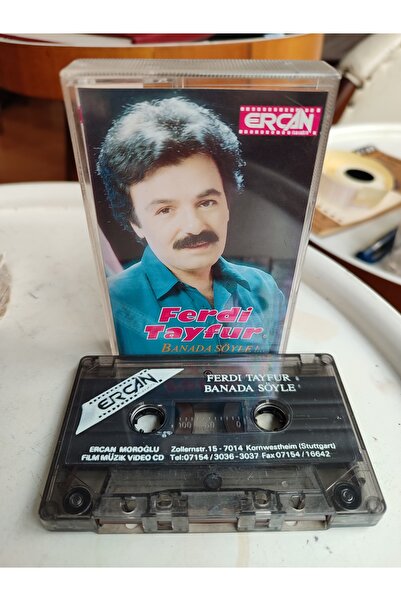 Plakperest FERDİ TAYFUR - Bana Da Söyle - 1991 Almanya Basım  Nadir Kaset Tem...
