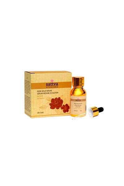 sattva SATTVA Rose Gold Serum, 15 ml - Rose Serum with Gold