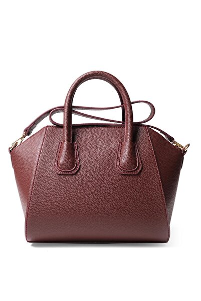 Mio Gusto Burgundy Color Hand and Shoulder Women's Bag