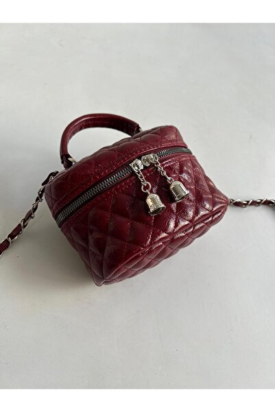 Mia Collection حقيبة يد وكتف نسائية موديل Zilly باللون العنابي