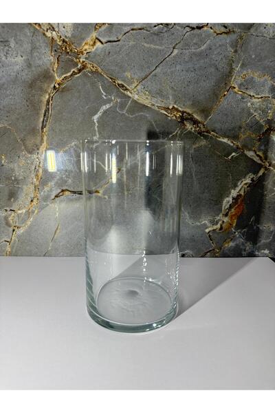 Paşabahçe 11*19cm silindir dekoratif cam vazo