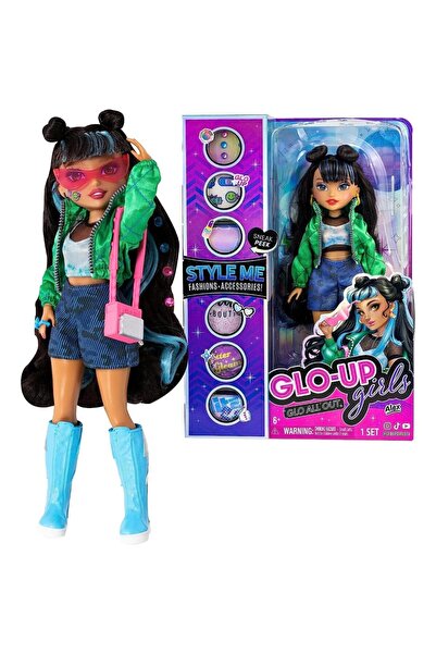 Far Out Toys دمية أزياء GLO-UP Girls الموسم الثاني مع المجوهرات والمكياج والأ...