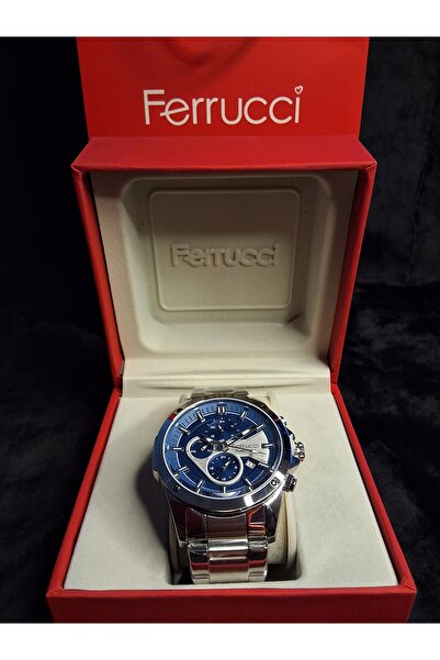 Ferrucci FERRUCCİ  FCF 03217M.03. ORİJİNAL ÇELİK ERKEK KOL SAATİ