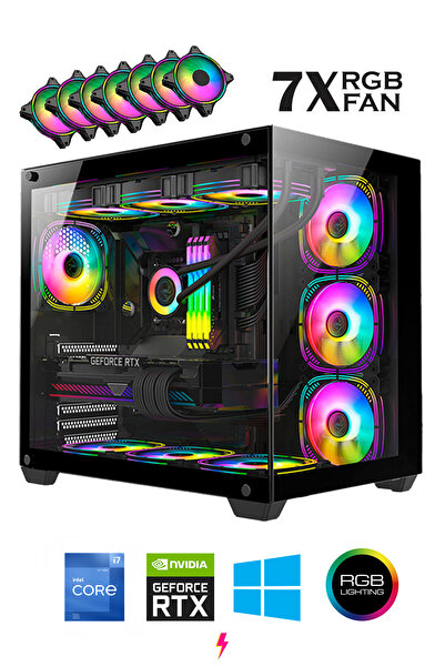 Zeiron Gregory X9 i7 12700F 12.Nesil 32GB RAM 1TB M.2 Nvme SSD RTX3050 Sıvı Soğutmalı Oyuncu Bilgisayarı
