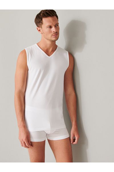 Schiesser Tank-top 2er-pack 95/5 Tank-top Unterhemd Unterzieh-shirt Ärmellos