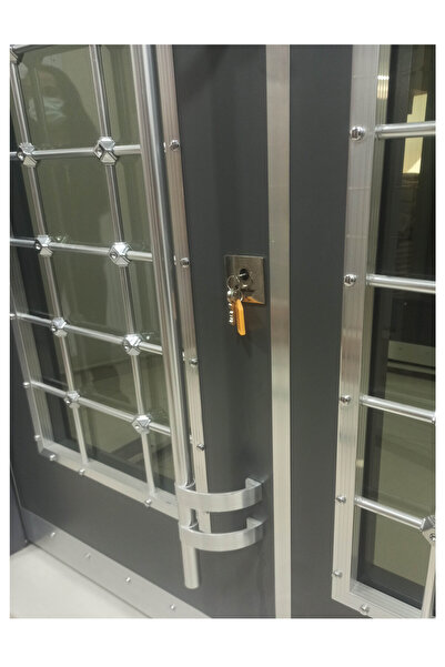 Tezdoor Apartman Giriş Kapısı Modelleri, Özel İmalat Antrasit Apartman Giriş Kapıları