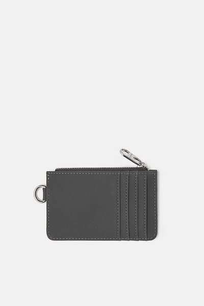 Pull & Bear Rubberised card holder