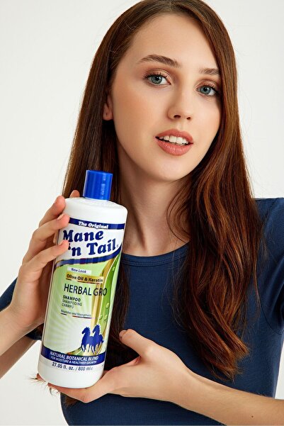 MANE'N TAIL Mane' N Tail Herbal Gro Bitki Özlü Şampuan Saç Kırılmalarına Karşı 355 ml