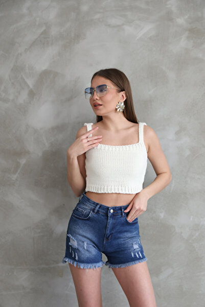 Sheilar Къса блуза от трико