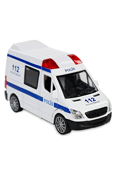 Vardem Işıklı Sesli Çek Bırak Polis Arabsı Beyaz