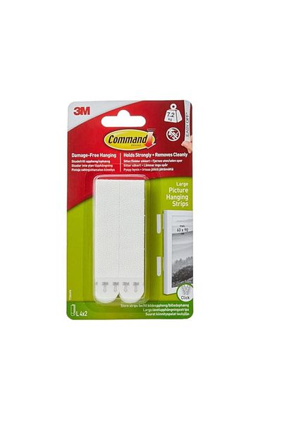 COMMAND 17206-ES  LARGE PICTURE HANGING  STRIPS
