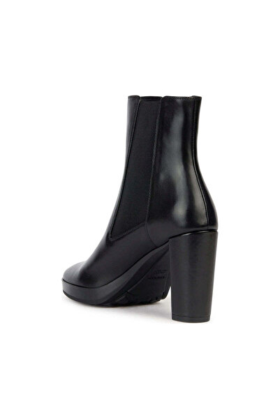 Geox Black Booties Womens Shoes