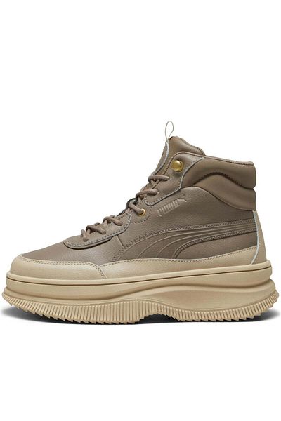 Puma Brown Booties Womens Shoes