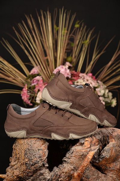 JAMES FRANCO Men's Summer - 100% Genuine Leather, Anti-Sweat, Orthopedic Sole, Lightweight Ultra Comfortable Casual Shoes