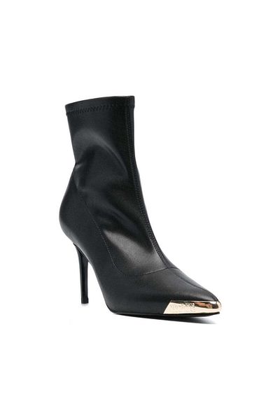 VERSACE JEANS COUTURE Black Booties Womens Shoes