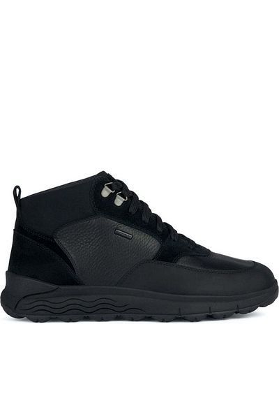 Geox Black Booties Mens Shoes