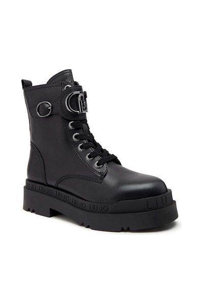 Liu Jo Black Booties Womens Shoes