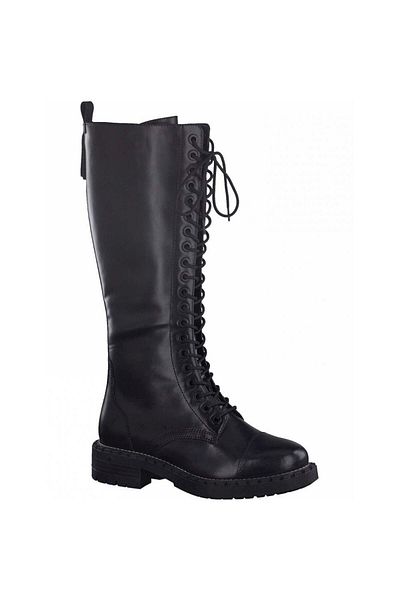 Tamaris Black Boots Womens Shoes