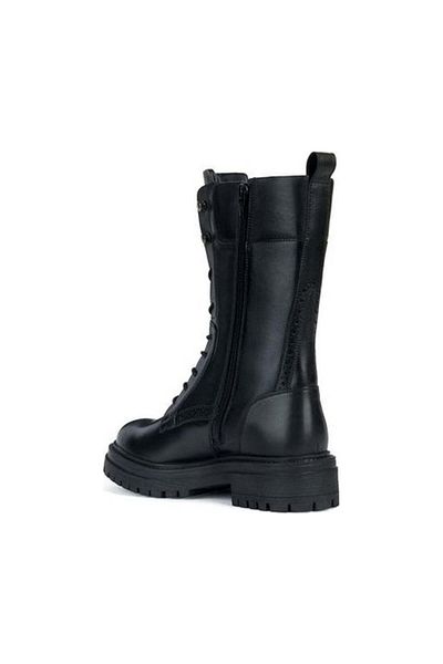 Geox Black Booties Womens Shoes