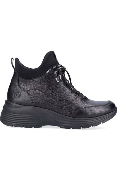 Remonte Black Booties Womens Shoes