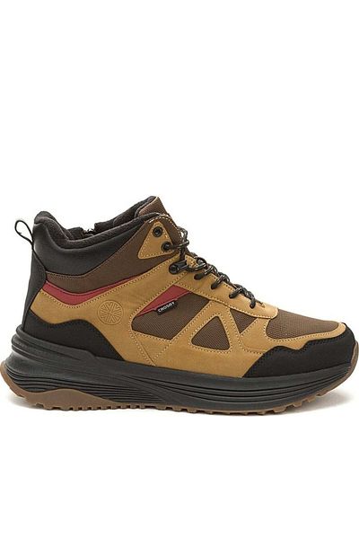CROSBY Brown Booties Mens Shoes